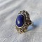INEL argint cu LAPIS LAZULI etnic TRIBAL vechi RAR vintage DE EFECT splendid