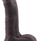 Dildo Realist Gustave Dual Density PVC Maro 21 cm