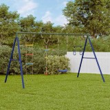 vidaXL Set leagăn de exterior, cu leagăn, trapez, scară și leagăn disc