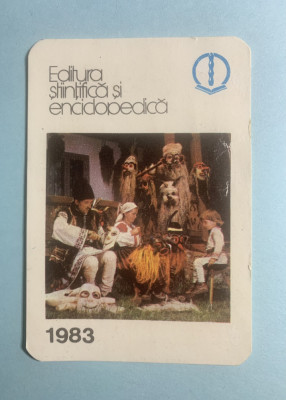 Calendar 1983 editura științifică și enciclopedică foto