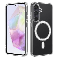 Husa Samsung Galaxy A35 5G Techsuit MagSafe Pro, transparenta foto