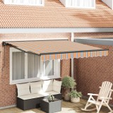vidaXL Cortina Retractabilă Dungă Multicolor 350x250 cm țesătură 3330301