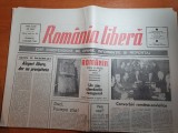 Ziarul romania libera 7 ianuarie 1990-articole despre revolutie