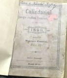 V.CRT Interbelica - Calendarul poporului Bucovineam pe anul 1899