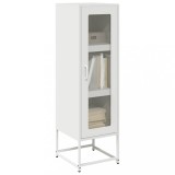 vidaXL Dulap &icirc;nalt, alb, 36x39x123 cm, oțel laminat la rece