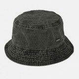 Palarie tip bucket din bumbac, Marimea 59, Gri Stonewashed, CMCLASS