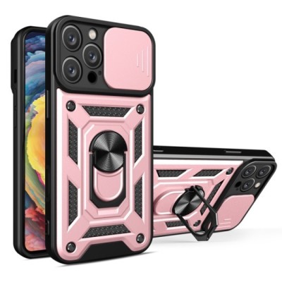 Husa pentru iPhone 16 Pro Max - Techsuit CamShield Series - Rose Gold foto