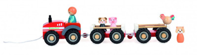 Tractor cu remorca si figurine Egmont Toys foto