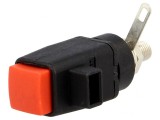 Clemă de laborator roșie 31mm 300VDC 16A
