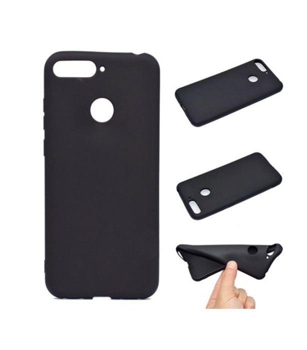 Husa Telefon Silicon Huawei Y7 Prime 2018 Matte Black