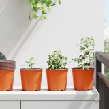 vidaXL Vaza pentru flori 100 pcs Ceramică &Oslash; 15 x 12.5 cm Plastic 42029488