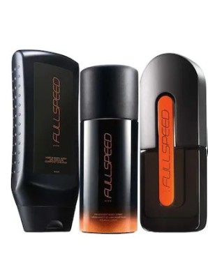 Apa de toaleta Full Speed, 75 ml + gel dus + spray corp - Avon foto