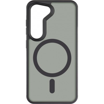 Husa MagSafe pentru Samsung Galaxy S23 S911, 3MK, Smoke MagCase, Neagra foto