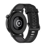 Techsuit - Watchband 22mm (W002) - Huawei Watch GT 2 (46mm)/GT 2 Pro/GT 3 Pro (46mm)/Ultimate, Xiaomi Watch S1 - Black