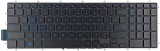 Tastatura Laptop, Dell, Inspiron 17 3780, 3781, 3782, 3785, 3790, 3793, P35E, 5765, 5767, 7773, 7778, 7779, iluminata, albastra, layout US