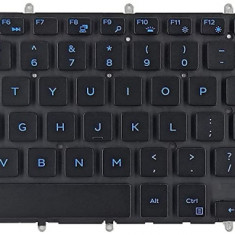 Tastatura Laptop, Dell, Vostro 5568, iluminata, albastra, layout US