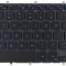 Tastatura Laptop, Dell, Inspiron 15 5565, 5567, 5570, 5575, 5583, 5665, 5765, 5770, 5775, 7566, 7567, 7577, 7587, 7786, iluminata, albastra, layout US