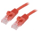 Patch cord roșu U/UTP Cat6 2m, Gembird