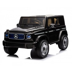 Masinuta electrica pentru copii, Mercedes EQG 140W 12V 9Ah, Premium, culoare Neagra