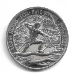 Marea Britanie - Myths and Legends - 2021 ROBIN HOOD - 1OZ .999 Fine ARGINT 2 Pounds