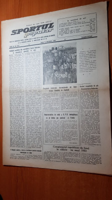 sportul popular 10 noiembrie 1953-finala campionatului motociclist,tenis de masa foto