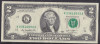 M1 - Bancnota foarte veche - America USA - 2 dolari - 2013