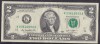 B11 - Bancnota foarte veche - America USA - 2 dolari - 2013