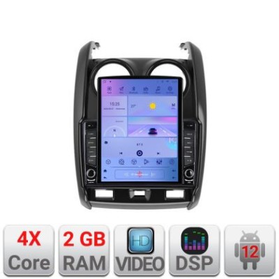 Navigatie Dacia Duster 2012-2019 K-157 ecran tip TESLA 9.7&amp;quot; cu Android Radio Bluetooth Internet GPS WIFI 2+32 DSP Quad CarStore Technology foto