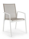 Cumpara ieftin Set 4 scaune alb bej Cruise 57x57x87.5 cm