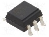Optocuplor SMD, Tensiune izolatie 5kV, 1 canale, Gull wing 6, Seria CNY17-1, LITEON - CNY17-1S-TA1