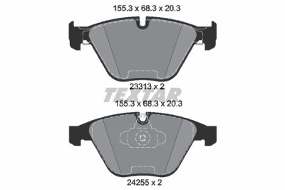 TEXTAR 2331301 Q+ set placute frana,frana disc foto
