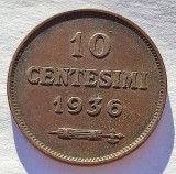 469. Moneda San Marino 10 centesimi 1936 (tiraj 300.000 buc)
