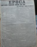 Ziarul Epoca, 18 Octombrie1899; Constituirea Consiliilor Judetene din tara