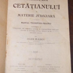 Calauza cetateanului in materie judiciara – manual teoretico-practic