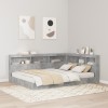 VidaXL Tăblie de depozitare cu raft Gri beton 135 cm Lemn compozit
