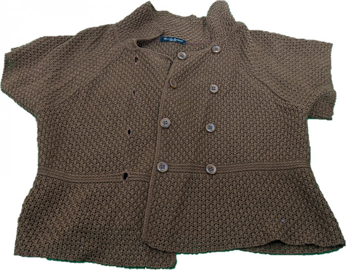 Bluza dama cu nasturi, culoarea maro, marime universala , model A Bartlett