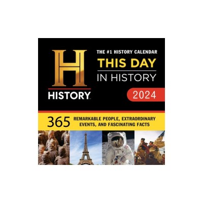 2024 History Channel This Day in History Boxed Calendar: 365 Remarkable People, Extraordinary Events, and Fascinating Facts foto