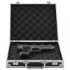 Valiza arma vidaXL, aluminiu ABS, 31x26x8.3cm, negru, cutie transport arme, securizata, 2 chei, vanatoare