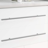 vidaXL M&acirc;nere 12 pcs Argintiu 500 mm Oțel 864736