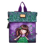 Rucsac fashion cu clapeta, Gorjuss, To The Ends of The Earth