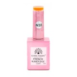 Rubber Base Coat Neon, baza pentru unghii, 15ml, 10