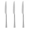 Set 3 Cutite Masa Hammered, 23cm, Inox - Cutite Speciale Argintii Design Elegant, Durabile, Usor de Intretinut
