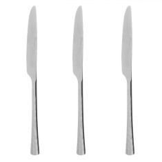 Set Cuțite Masă, Hammered, Oțel Inoxidabil, 23 cm, 3 Bucăți