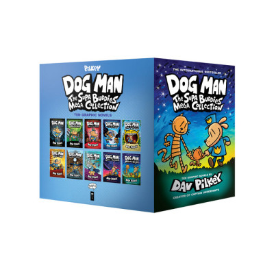 Boxed - Dog Man: The Supa Buddies Mega Collection: From the Creator of Captain Underpants (Dog Man #1-10 Box Set) foto
