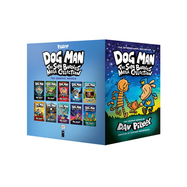 Boxed - Dog Man: The Supa Buddies Mega Collection: From the Creator of Captain Underpants (Dog Man #1-10 Box Set)