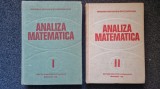 Analiza Matematica, 2 vol. Marinescu, Nicolescu, 1980, Didactica si Pedagogica, 756+413 pag. Matematica, Latina