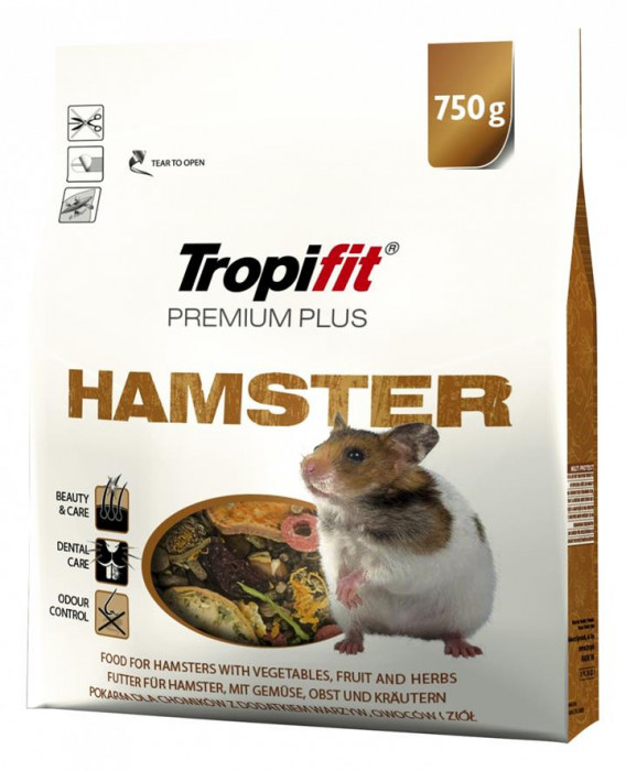 Hrana pentru hamster Tropifit Premium Plus Hamster , 750 g AnimaPet MegaFood