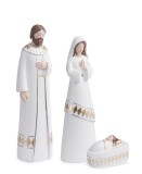 Set 3 figurine Nasterea Domnului polirasina multicolora 5,5x4,5x17,5h