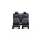 Set Huse Scaune Auto pentru Opel Tigra - Deluxe Boss, piele ecologica, negru, 11 piese