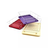 Suport de Uscat Vase din Plastic cu Tava - &icirc;n Cutie Cadou, Disponibil &icirc;n Diferite Culori Handy KitchenServ